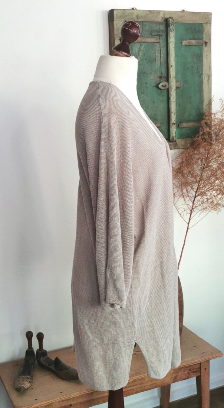 Nile Cappotti: Nile Leinenstrickmantel Gr. XL – Usato da gachnang venduto da tibus1 2
