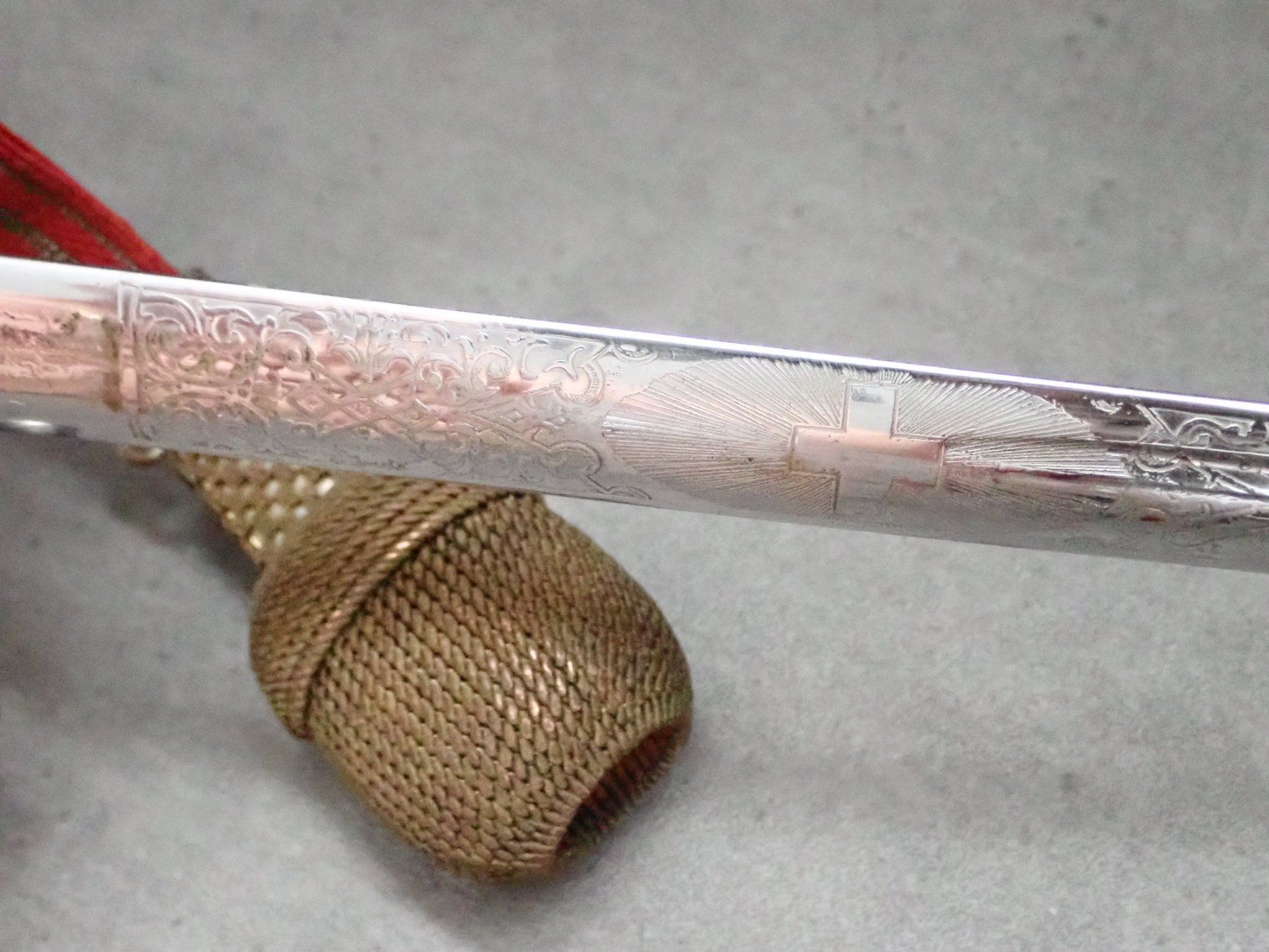 Stichwaffen: Sabre officier suisse. Lame gravée. – Gebraucht aus Onex von mac_w8c2 2