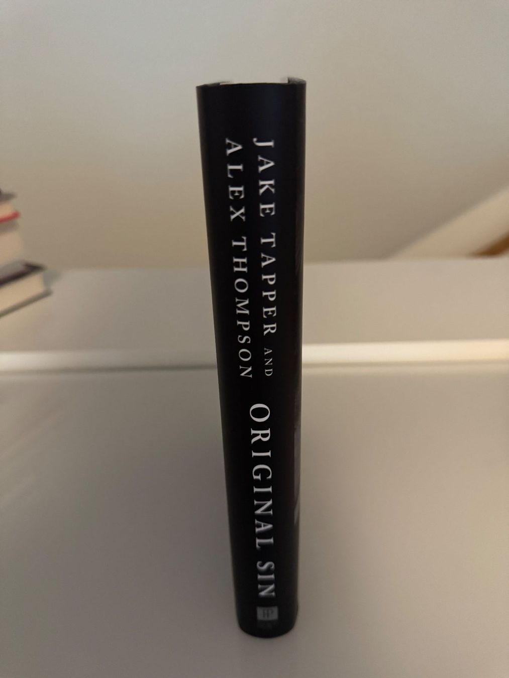Bücher: Original Sin | Jake Tapper & Alex Thompson – Gebraucht aus Dietikon von Julia.obers 1