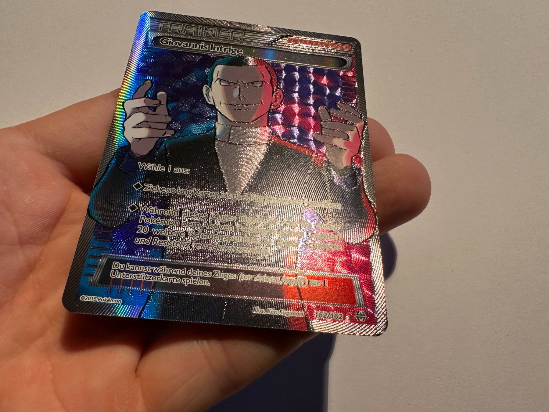 Pokémon Carte collezionabili: Giovannis Intrige Breakthrough XY Trainer Fullart DE – Usato da Hagendorn venduto da Pokecollectorch 1