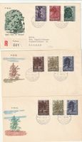 FL 3 FDC Briefe 1958 und 1959