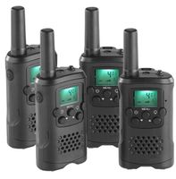 Communications 4er-Set PMR-Funkgeräte mit VOX, bis 10 km