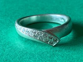 Silberring clear SUN (58)