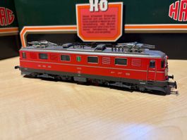 Hag 128, Ae 6/6 11418 rouge St Gallen