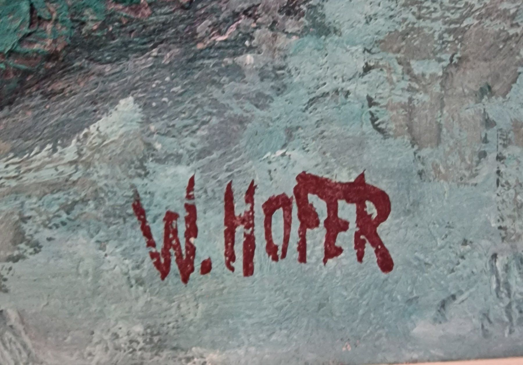 Gemälde: schönes Oelbild von W. Hofer – Gebraucht aus Wildberg von mantas07 1