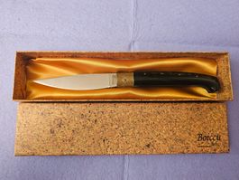 Boiccu Arbus Sardegna lama 10,5 cm manico in corno nero