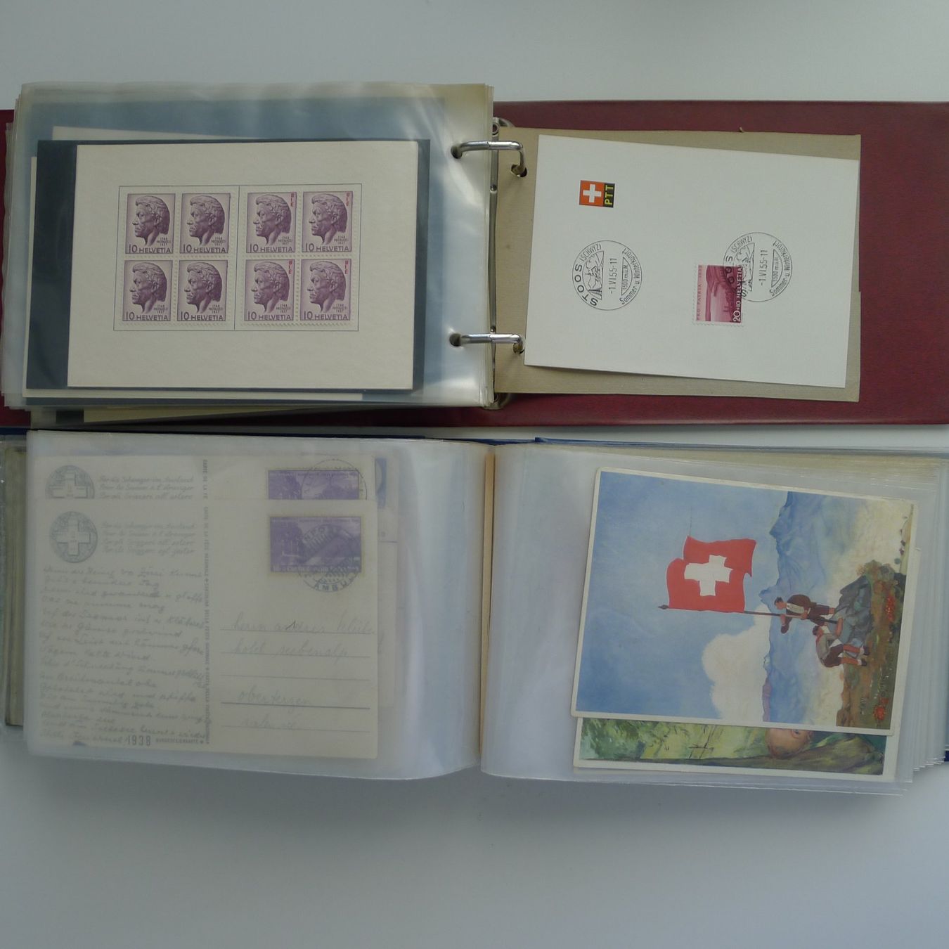 Tutti i francobolli: Über 4 Alben Sammlung Briefe, Bundesfeierkarten, Postkarten – Usato da Ebikon venduto da SilvioFreund 7