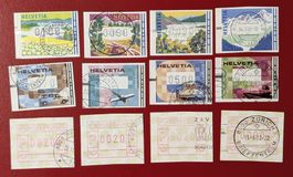 AUTOMATENMARKEN ATM SCHÖNE STEMPEL 11 - 14 1996 15 - 18 2001