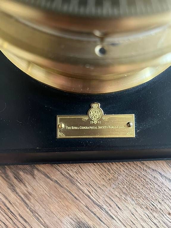 Orologi da terra & Orologi da parete: Royal Geographical Society World Clock – Usato da Zürich venduto da lin_92hw 1