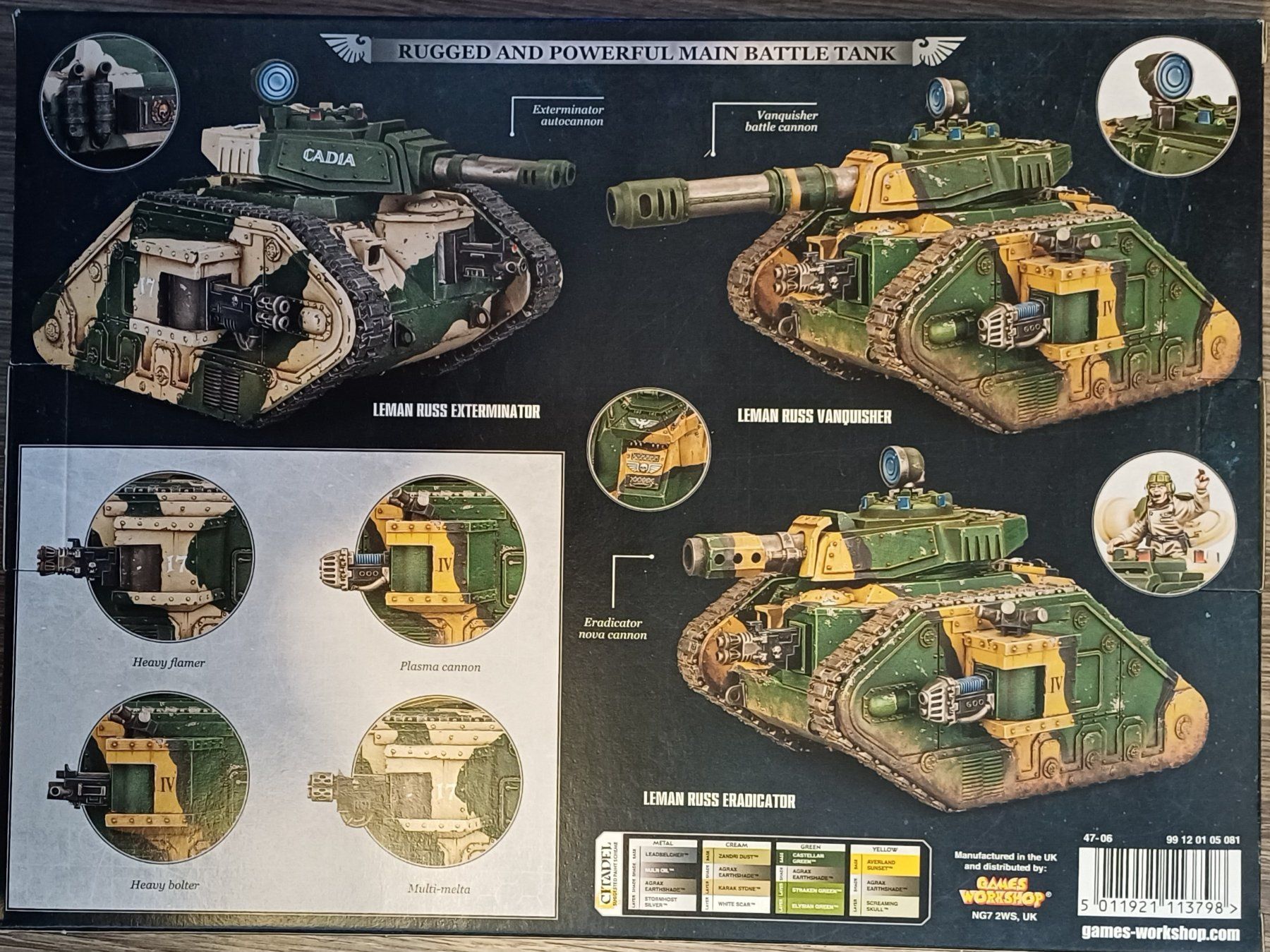 Modellbausätze & Standmodelle: Leman Russ Battle Tank Warhammer 40K – Neu und originalverpackt aus Châtel-St-Denis von  1