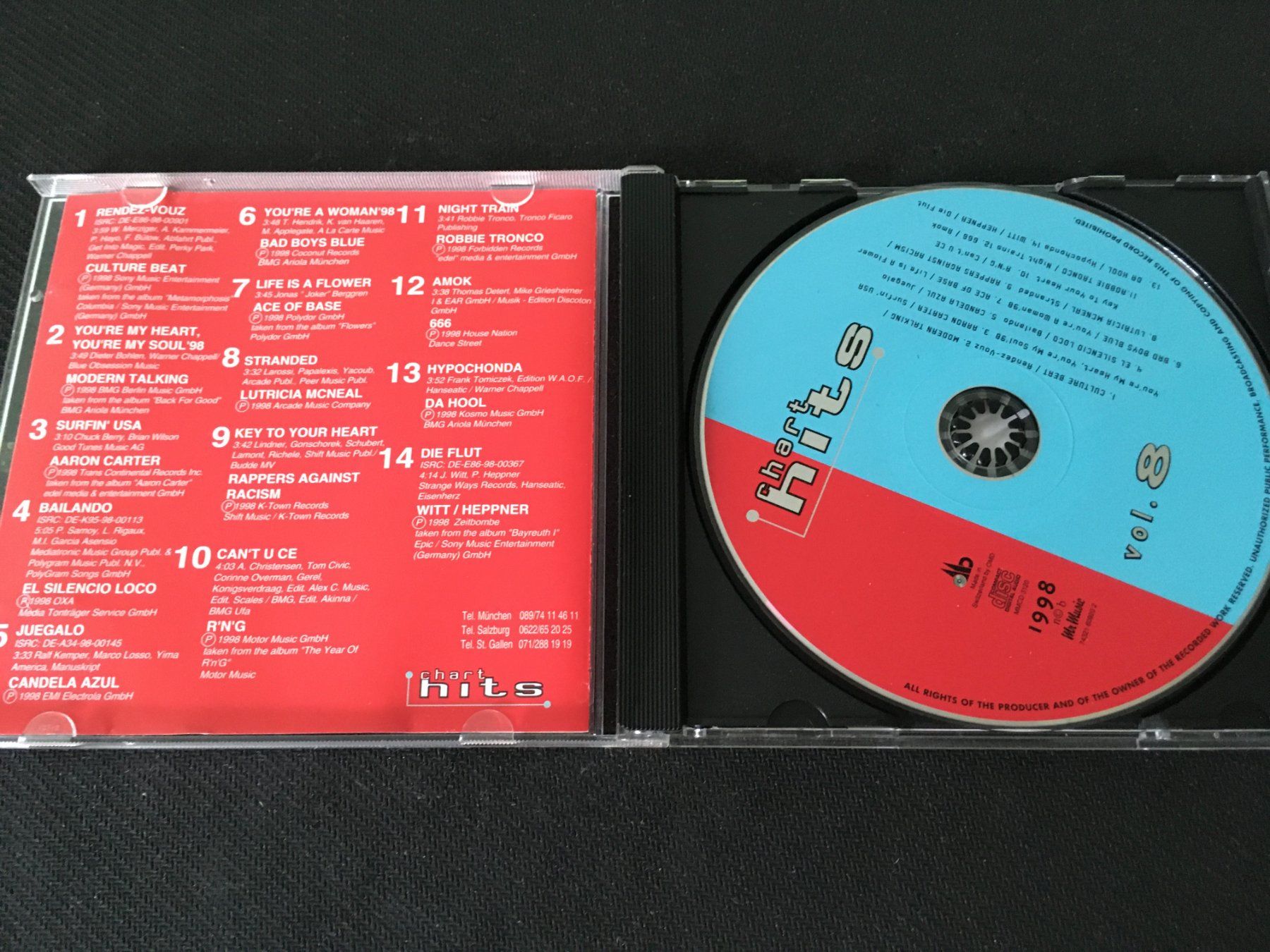 CD: Chart Hits Vol.8 -CD- – Usato da St.Gallen venduto da MedienJoe 1