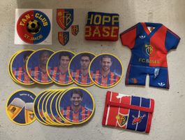 FC Basel Bierdeckel, Sticker und Portemonnaie Fan Set