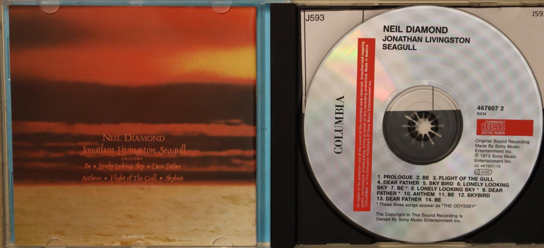CD: Neil Diamond - Jonathan Livingston Seagull – Usato da Luzern venduto da CONTENTI 1