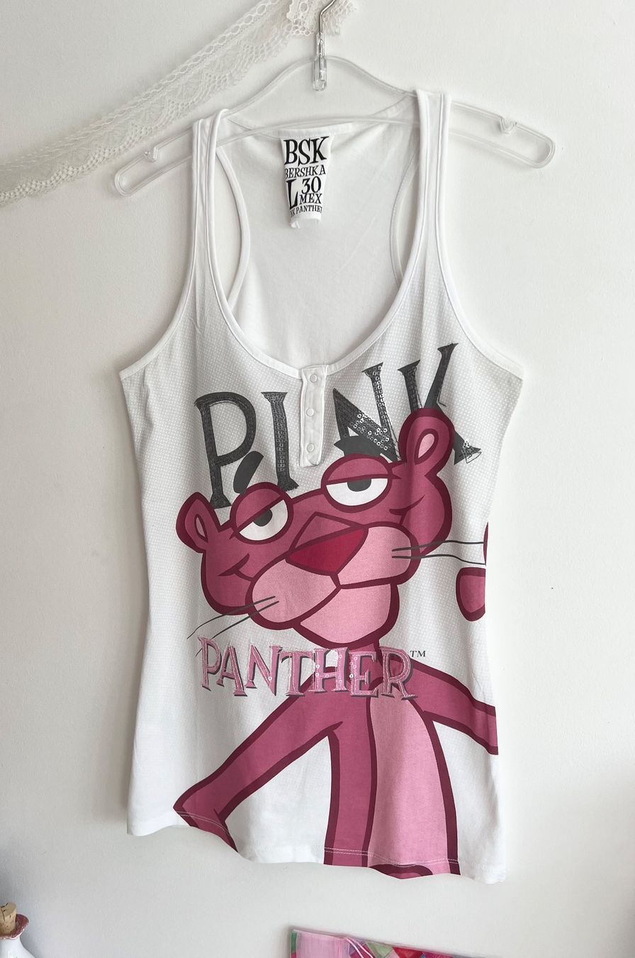 Bershka T-shirts: Pink Panter Tshirt – Neuf (Voir description) à Tagelswangen par fireiceprincess 2