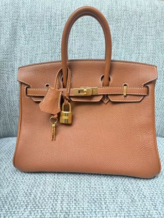 Birkin like 25cm premium Italian leather handbag 