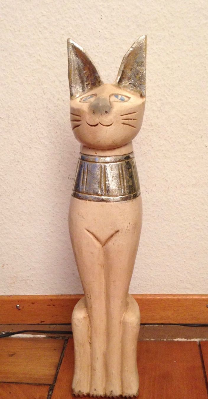 Statuette: Alte Holzkatze – Usato da Zürich venduto da loriana