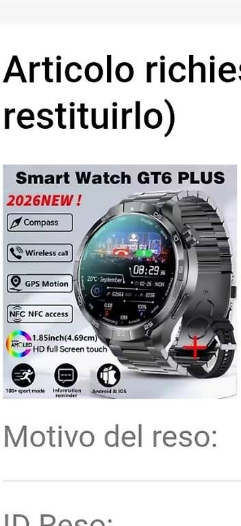 Smartwatch: Smartwatch GT6 Plus – D'occasion à Moudon par dek_m2kj 4