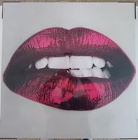 NEU Leinwandbild - Mund Lippen Pink Lips 60 x 60 cm