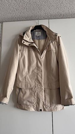 Übergangsjacke beige, Grösse M - Marke Tom Tailor