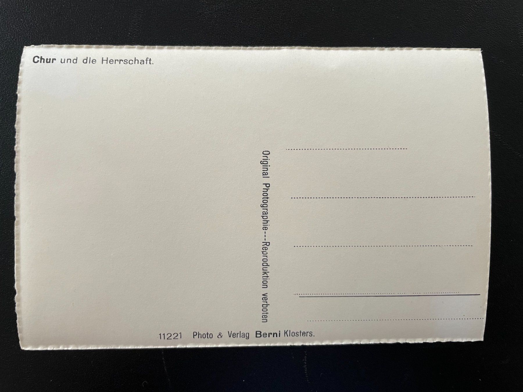Ansichtskarten: AK GR Chur und die Herrschaft – Gebraucht aus Thal von Danny82 1