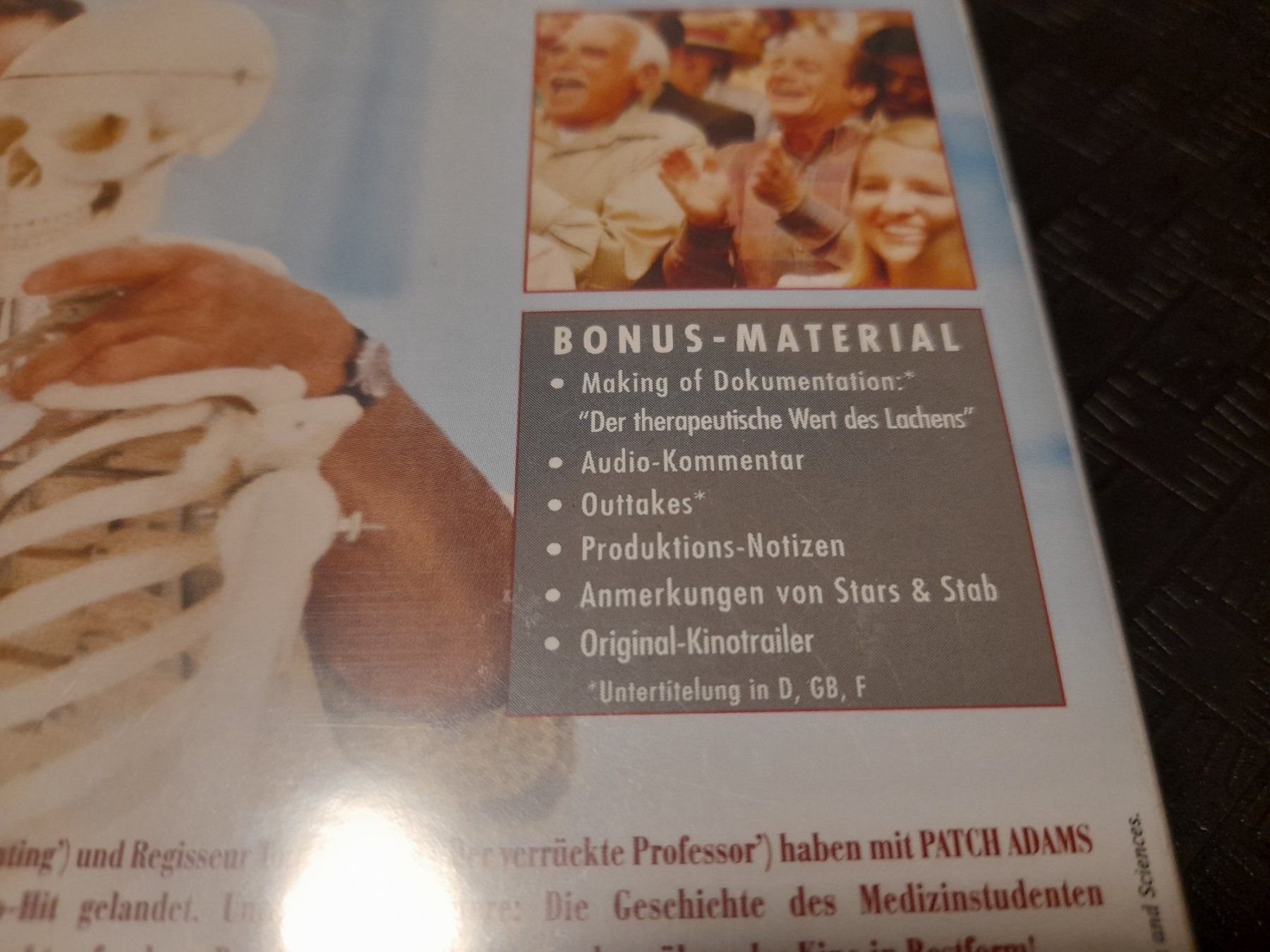 Tutti i DVDs: DVD Patch Adams – Nuovo e nell'imballaggio originale da Zürich venduto da Zurich 4