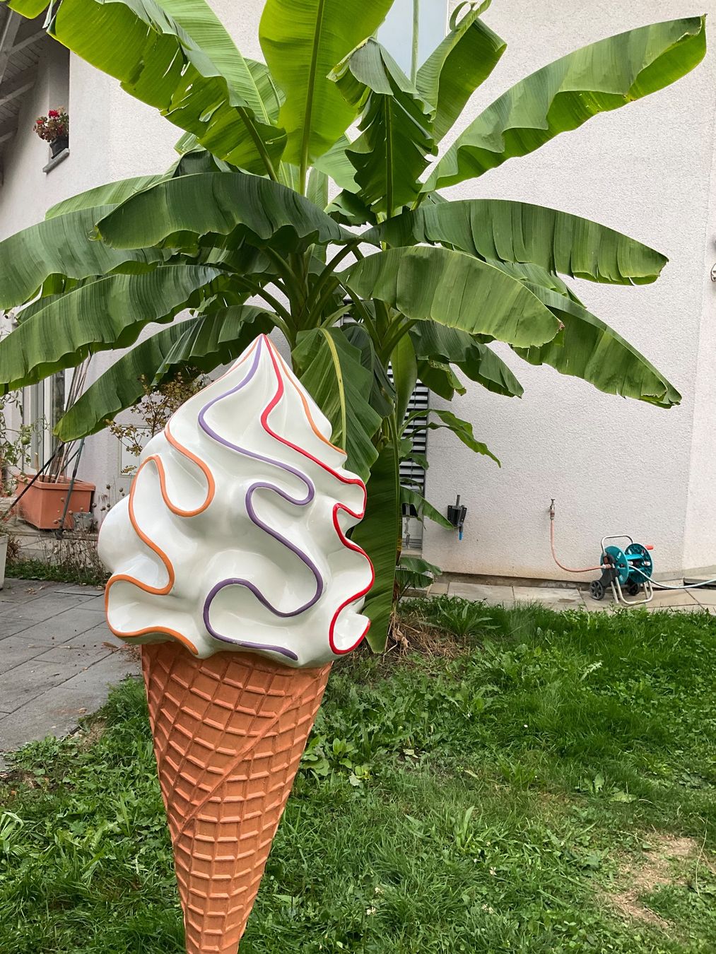 Alle Dekorationen: Cornet de glace géant décoratif – Gebraucht aus Avenches von Lactobacille 3