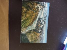 Antike Postkarte Rhonegletscher