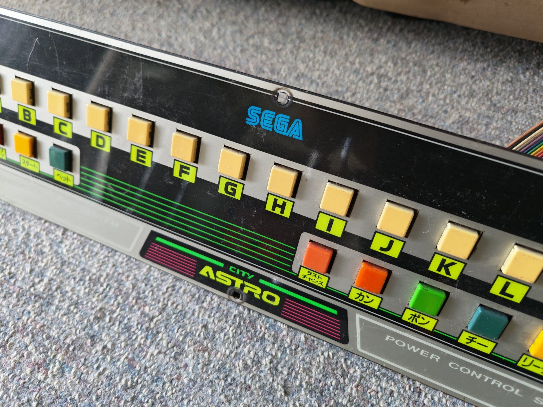 Slot Machine: SEGA Astro City Mahjong Controlpanel – Usato da Thun venduto da Kankii 2
