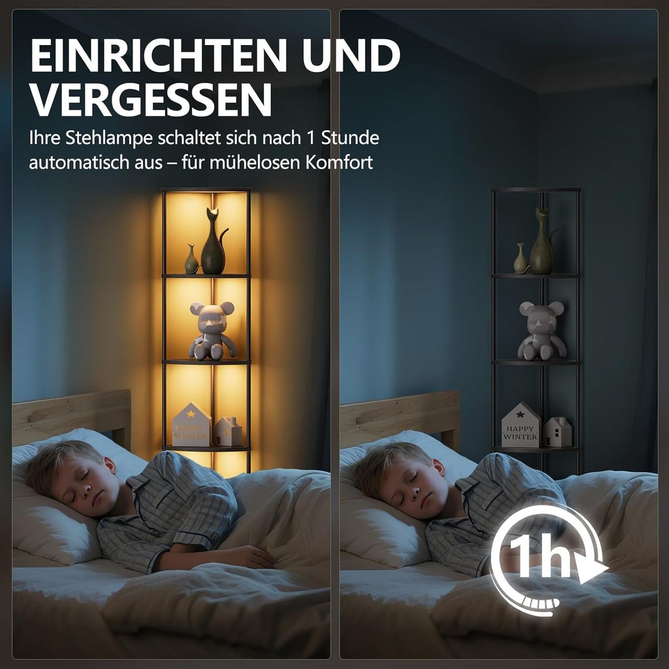 Lampade: Stehlampe mit Regal Dimmbar – Nuovo e nell'imballaggio originale da Gränichen venduto da omniadeals 5