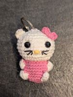 Hello Kitty Schlüsselanhänger, gehäkelt, neu, Handarbeit!