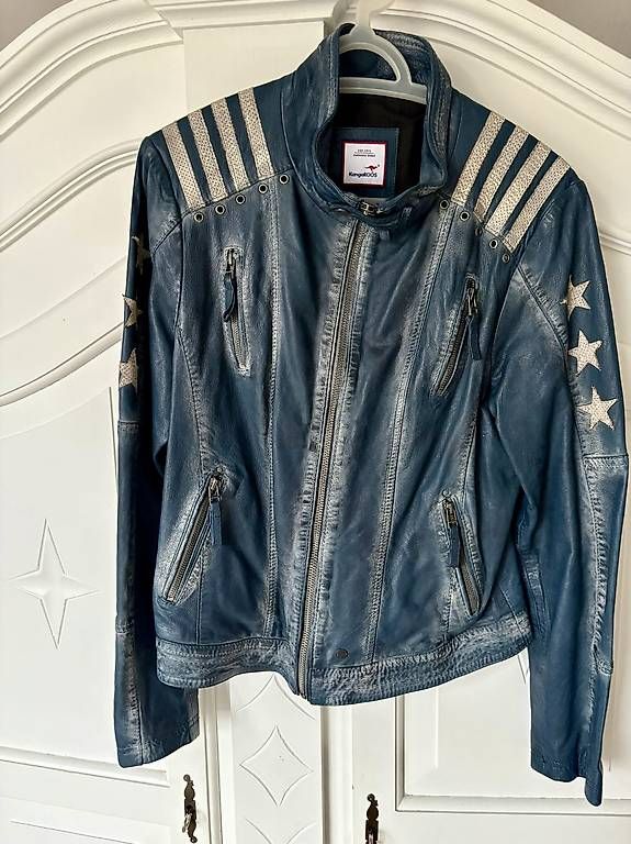 Vestes: Bikerjacke aus Echtleder – D'occasion à Gerlafingen par Flavia9