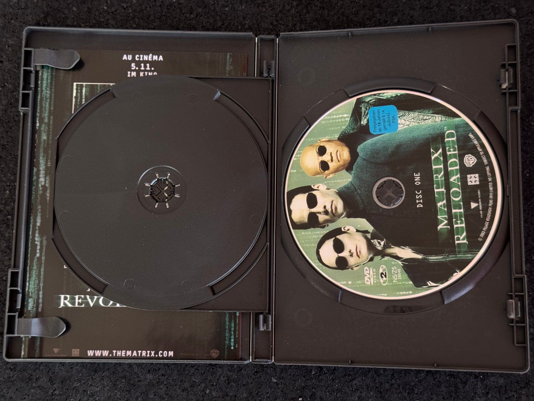 Tutti i DVDs: MATRIX RELOADED 2DVD Disc's Edition DE/EN – Usato da Fribourg venduto da tschjoly 5