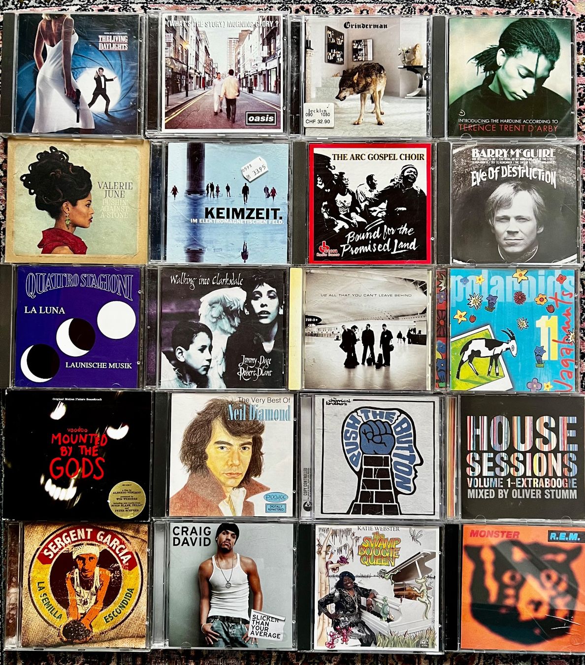 CDs: 60 CDs SET ROCK - POP - DIV - GUTER ZUSTAND – Gebraucht aus Unterseen von bongmarley