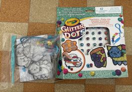 Crayola Glitter Dots Set Basteln mit Glitzer! NEU versiegelt