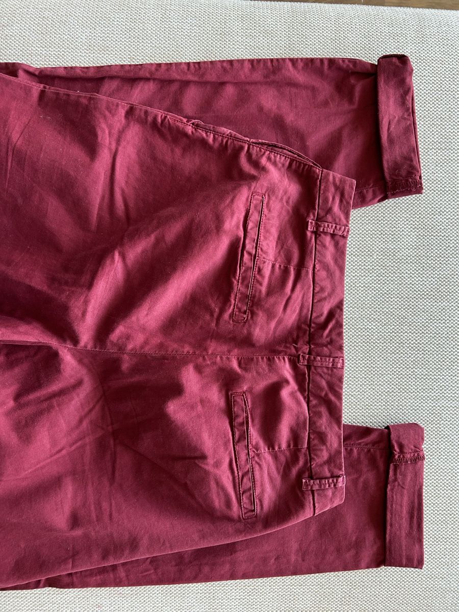 Caroll Hosen: CAROLL chino pants bordeaux size 36 – Neu (gemäss Beschreibung) aus Epalinges von kat_lyp6 1