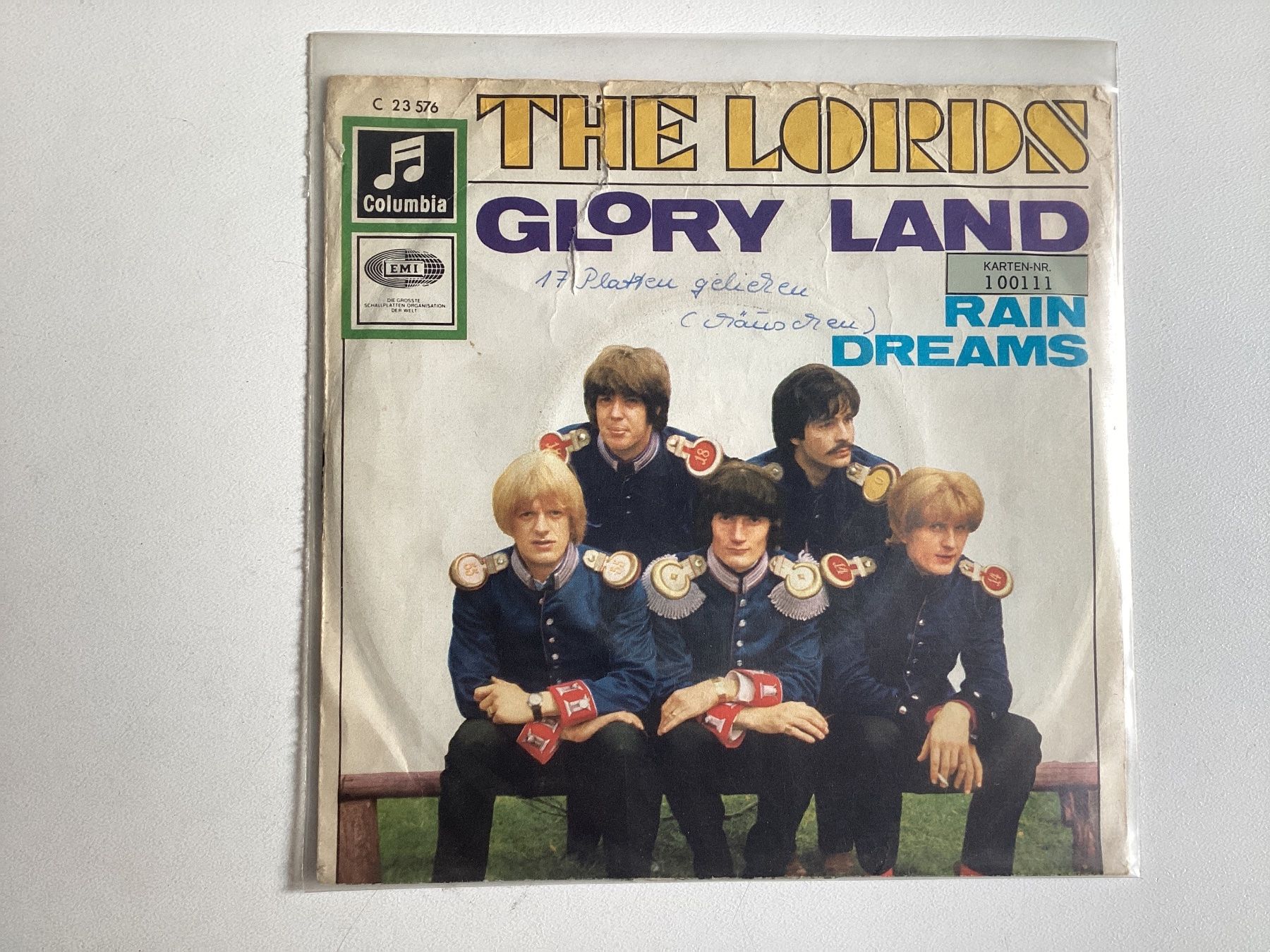 Dischi in vinile: The Lords Single - Glory Land / Rain Dreams – Usato da Gutenswil venduto da Hamzian