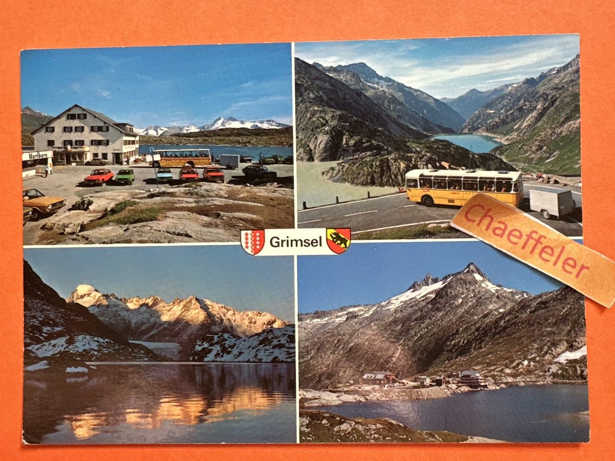 Cartoline postali: 1982 Grimsel – Usato da Zürich venduto da Chaeffeler