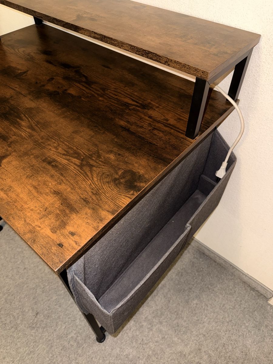 Scrivanie: TECTAKE Schreibtisch mit Regal + Bürostuhl – Nuovo (secondo la descrizione) da Aadorf venduto da SchattePuppe 5