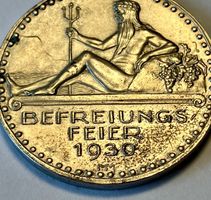 Medaille Befreiungsfeier Rhein, Weimar 1930, Deutschland