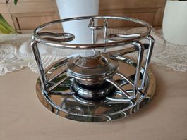 Fondue Rechaud Chrom guter Zustand