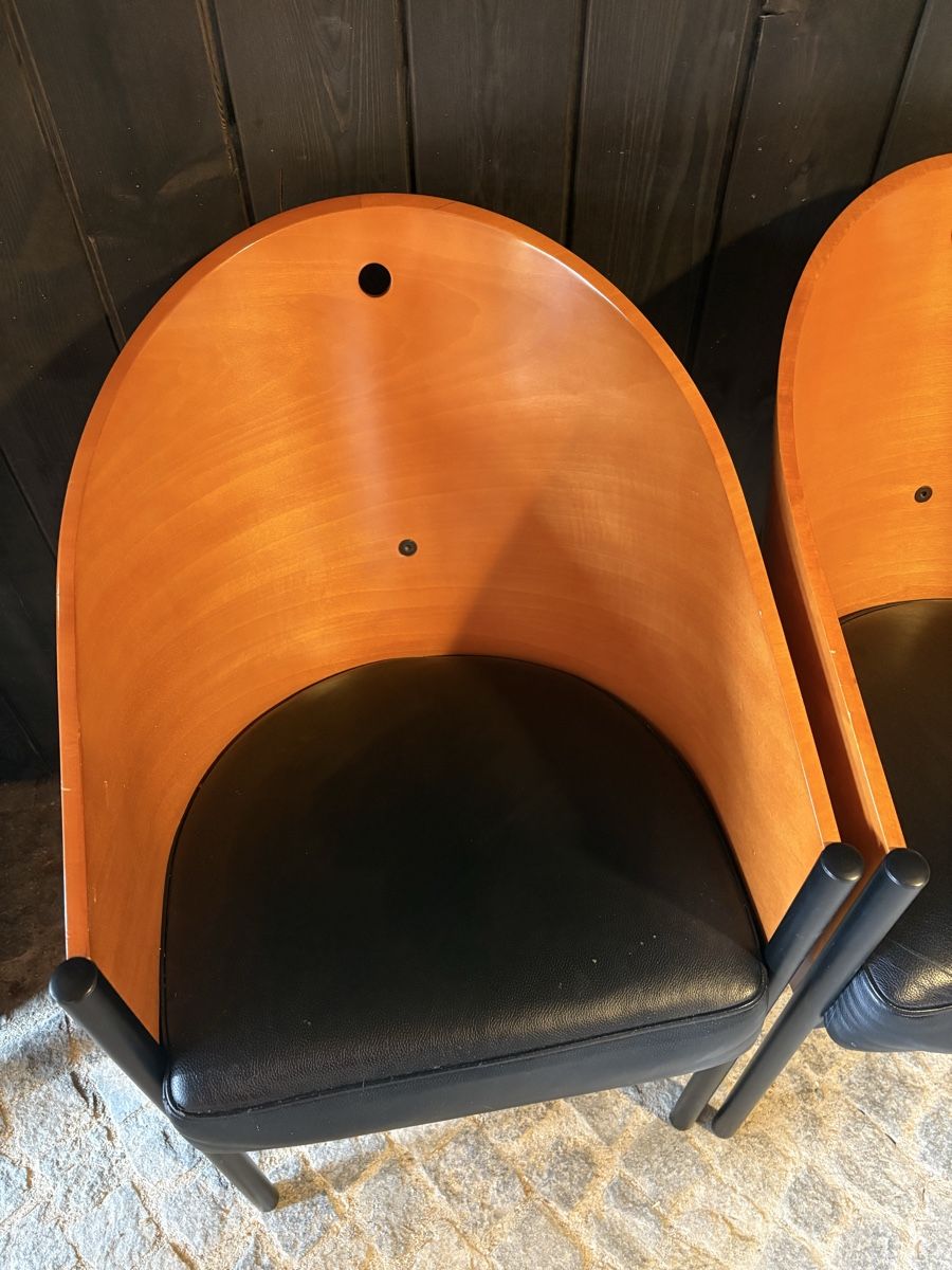 Poltrone: Ensemble de trois chaises Costes – Usato da Plan-les-Ouates venduto da mirobinfr 3