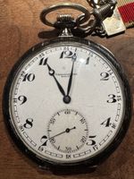 Solvil Paul Ditisheim Chronomètre Taschenuhr 925 Silber