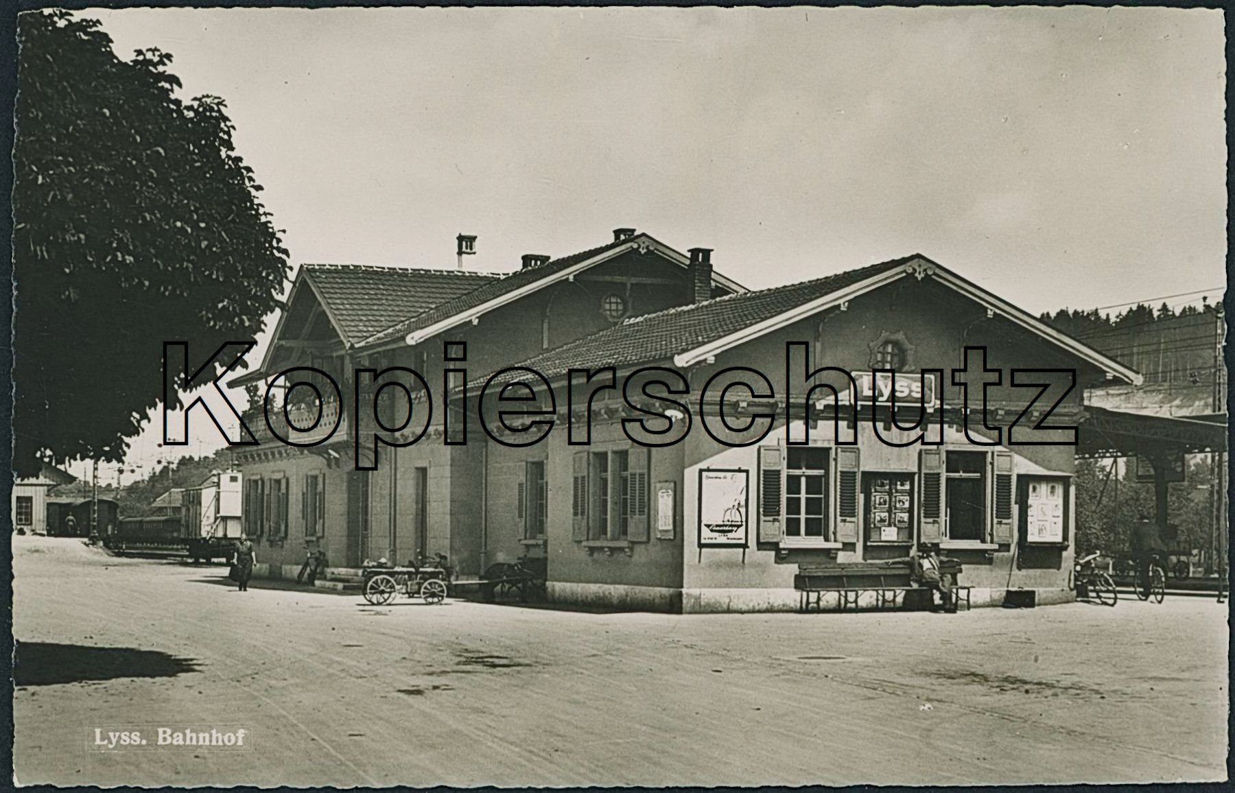 Cartoline postali: BE Lyss - Bahnhof - Bahn – Nuovo (secondo la descrizione) da Schindellegi venduto da leecollect