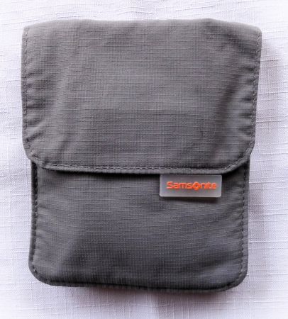 Samsonite Portemonnaie/Brustbeutel Grau, Top Zustand