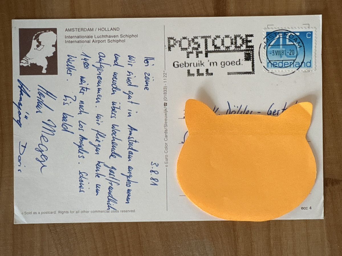 Cartoline postali: AK von Flughafen Amsterdam – Usato da Rümlang venduto da Kartenpost1 1