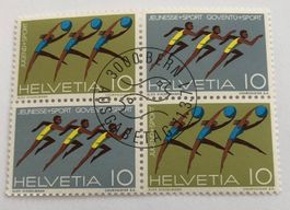 4 er Block Nr.490/491 Vollstempel Bern