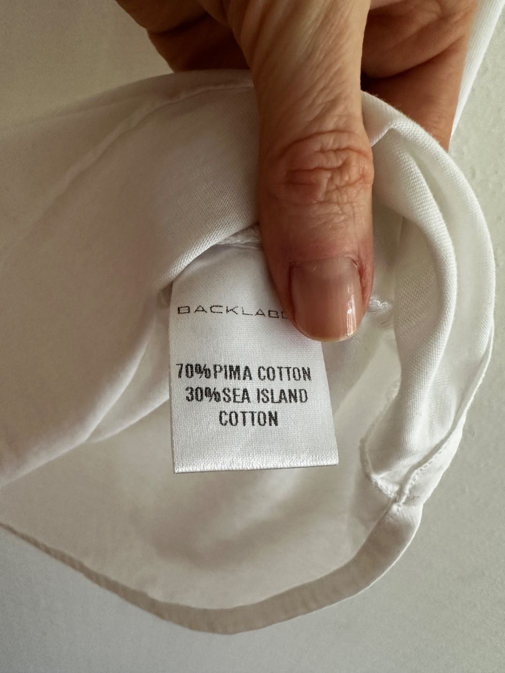 T-shirt: Backlabel T-shirt – Usato da Zürich venduto da aidapo 4