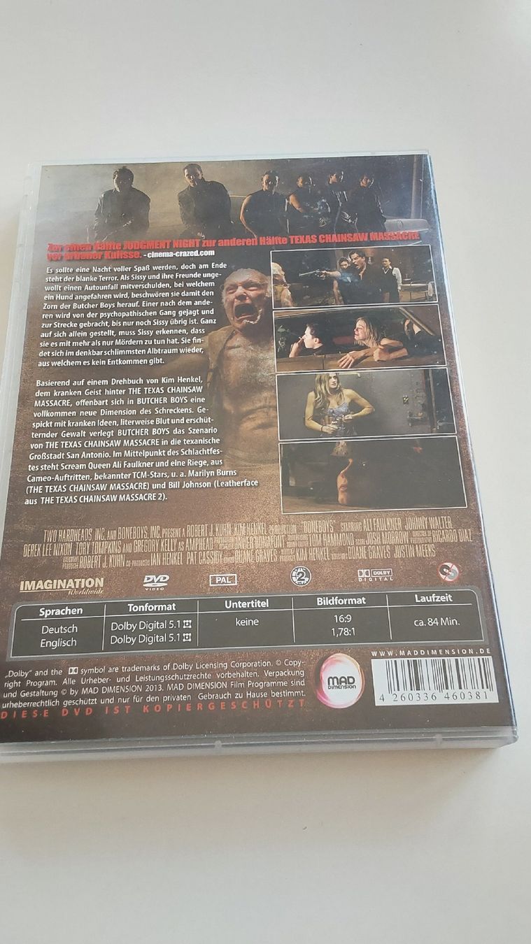 Tutti i DVDs: Butcher Boys DVD Uncut Edition gebraucht – Usato da Worb venduto da niklas2001 1