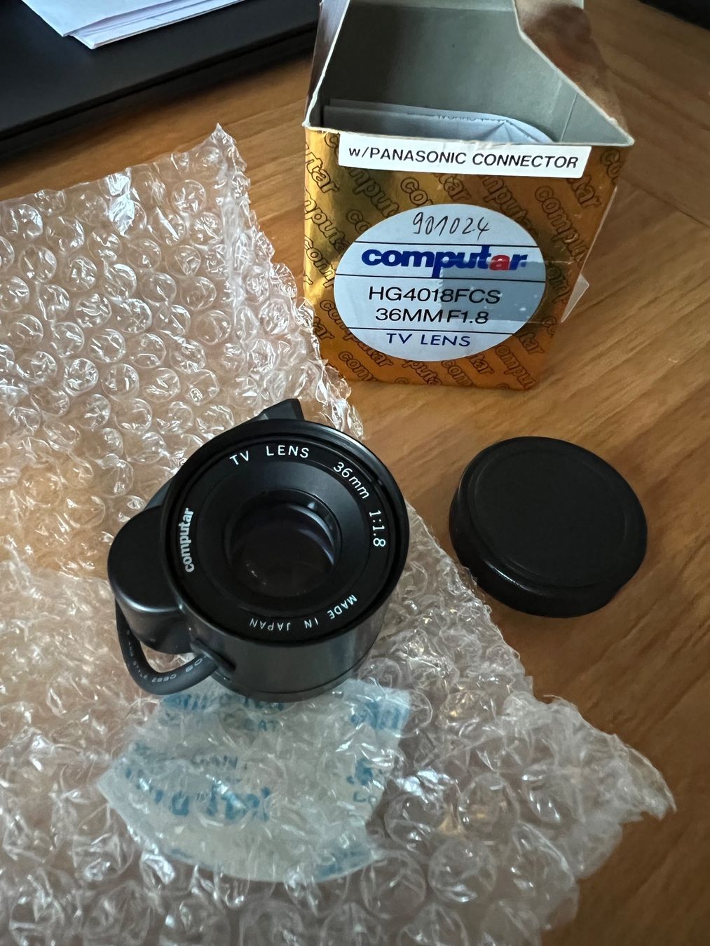 Obiettivi: Computar HG4018FCS Lens 1/2" 36mm f/1.8 Auto Iris Panasonic – Nuovo e nell'imballaggio originale da Cossonay-Ville venduto da inf_2fds