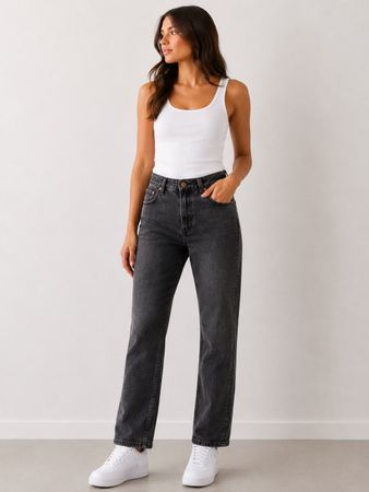 Armani Jeans Slim Fit Grau W30 Designer Denim Damen
